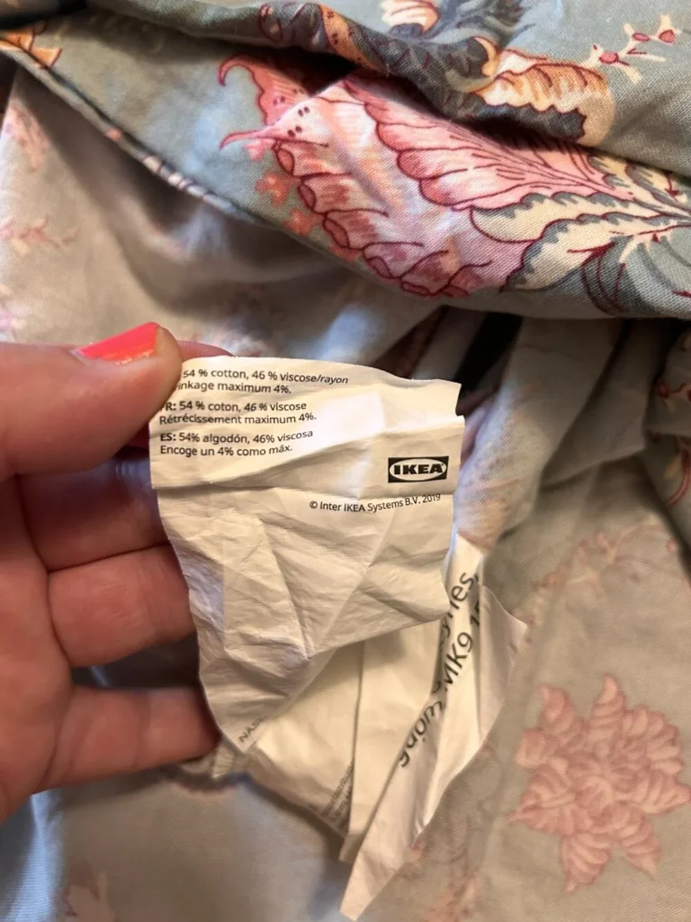 IKEA Nasselklocka queen-size pillowcases